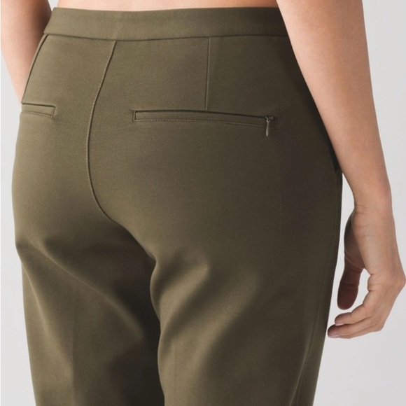 Olive Green Women's Pants - Picture 3 of 6